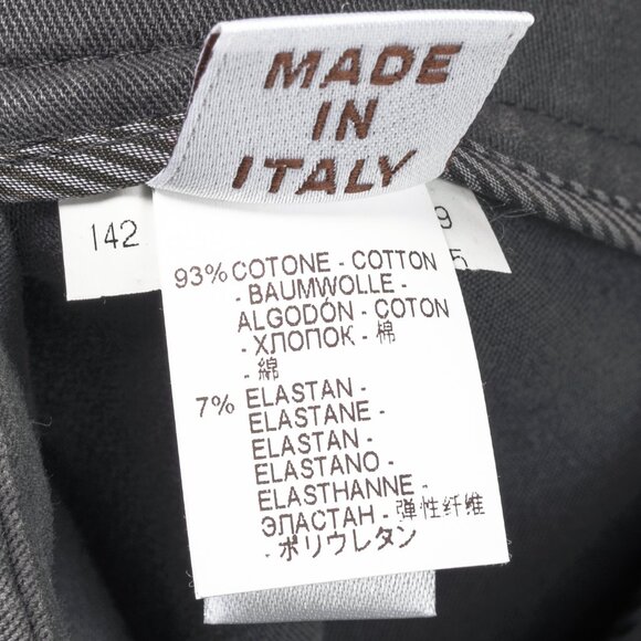 Brunello Cucinelli AW/14 Grey Cotton-Twill Leggings - Picture 9 of 11